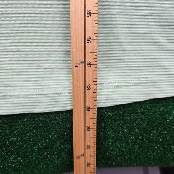 Tommy Bahama Polo Shirt Mens Large Light Green Striped Golf Summer Beach Casual - Picture 5 of 8